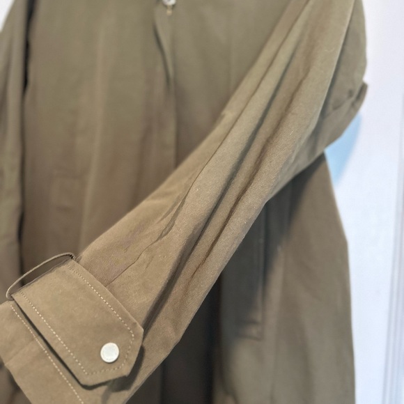 NWOT Vince Camuto Women’s Medium Jacket Dark Green. Full Zip. Removable Hood. - Picture 11 of 16